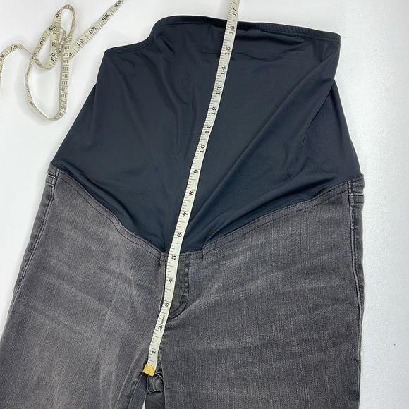 NWT Madewell Maternity Over-the-Belly Skinny Jeans Item G7394 size 27 Black wash - Picture 11 of 12